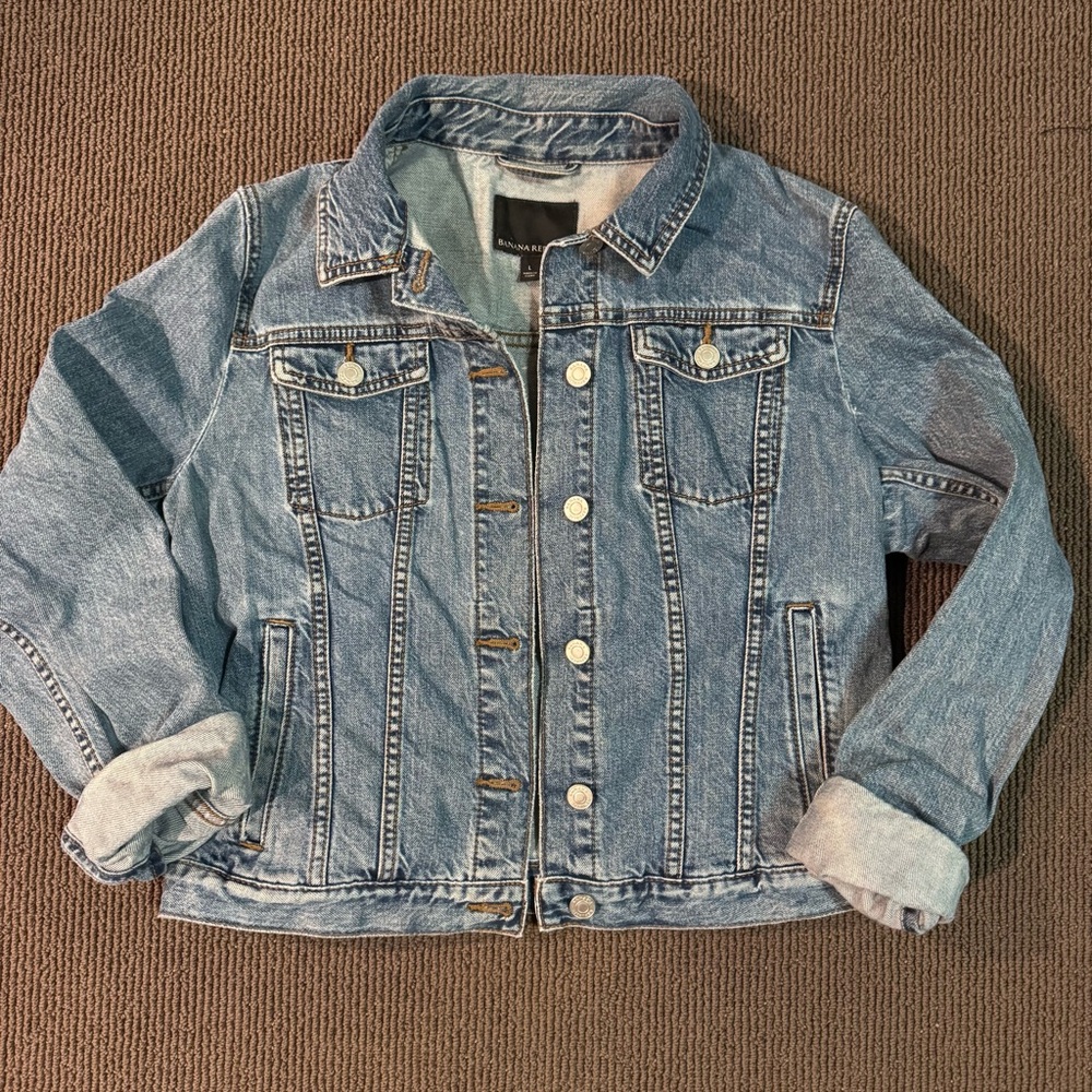 Classic Light Blue Denim Jacket -